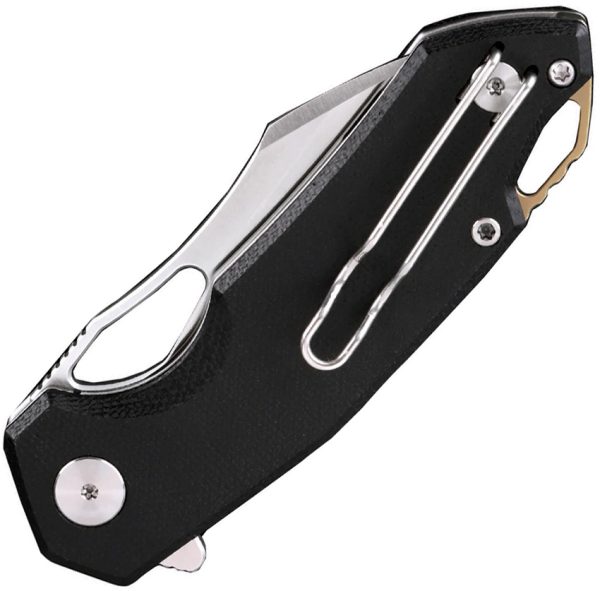 FerraMonster Glideman Linerlock Folding Knife 3" 154CM Black Micarta