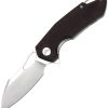 FerraMonster Glideman Linerlock Folding Knife 3" 154CM Micarta Red