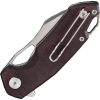 FerraMonster Glideman Linerlock Folding Knife 3" 154CM Micarta Red