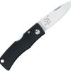 Fallkniven U2 Lockback Folding Knife Elmax 2.38" Black
