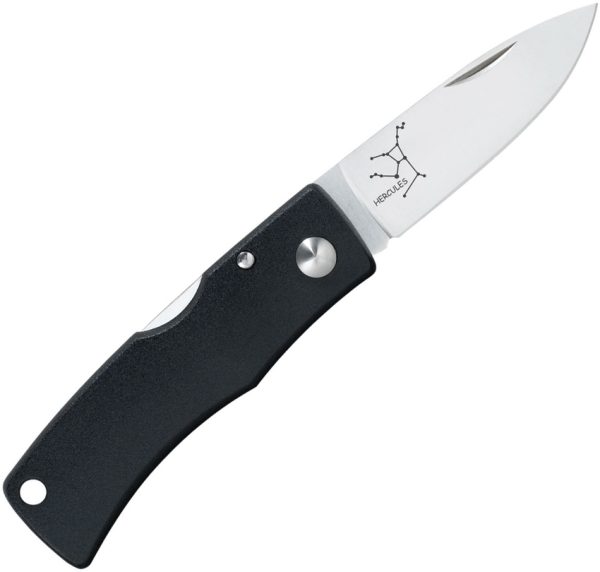 Fallkniven U2 Lockback Folding Knife Elmax 2.38" Black