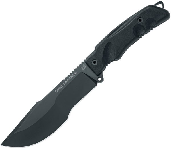 Fox Dino Tracker Fixed Blade Knife 6" Black