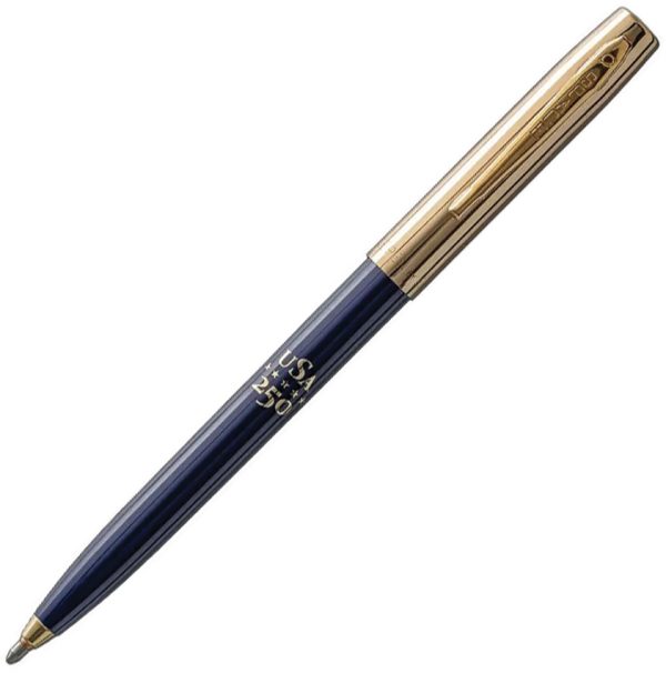 Blue Retract Pen USA250"