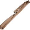 Gerber Dredge Shovel 25" Closed Tan Rubberized Polymer Handle