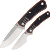 Gerber Downwind Hunter Combo 7Cr17MoV Fixed Blade Knife Set w/ Sheath
