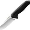 G1074142 Gerber Large Moment Fixed Blade Knife 3.75" Black w/ Sheath