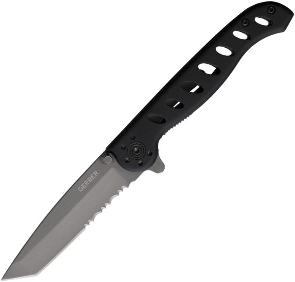 Gerber EVO MID Linerlock Folding Knife Black 3.13" Blade