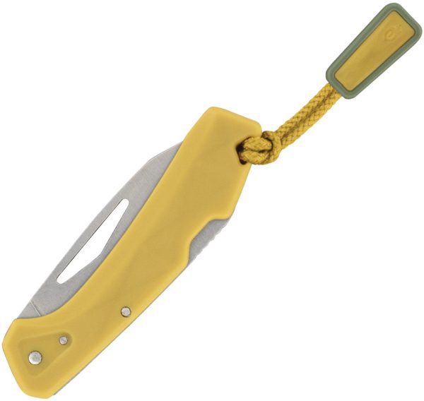 Gerber LST Lockback Folding Knife Yellow 2.75" 440A Stainless