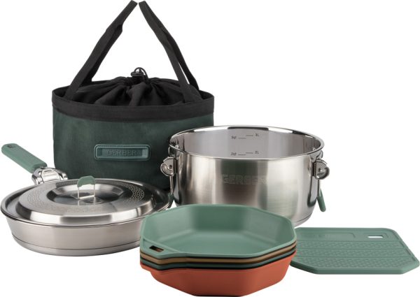 Gerber CompIEAT Compact Cookset 4L with Bowls and Bag