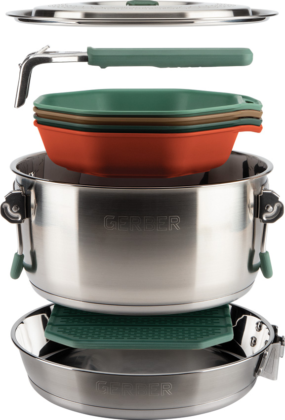 Gerber CompIEAT Compact Cookset 4L with Bowls and Bag