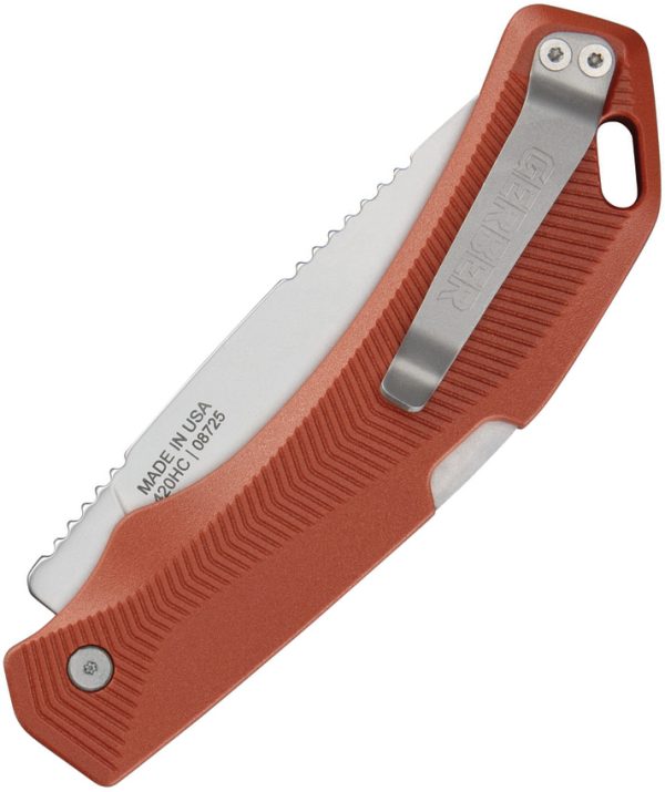 Gerber Forefront Lockback Folding Knife 3.63" 420HC Orange