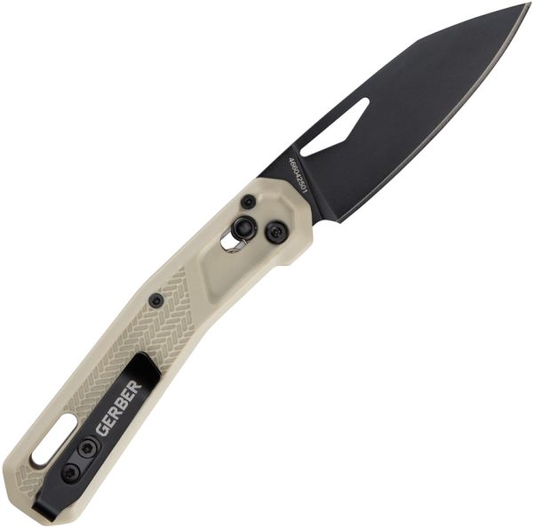Gerber Vista Pivot Lock Folding Knife Sand 3.25" Blade