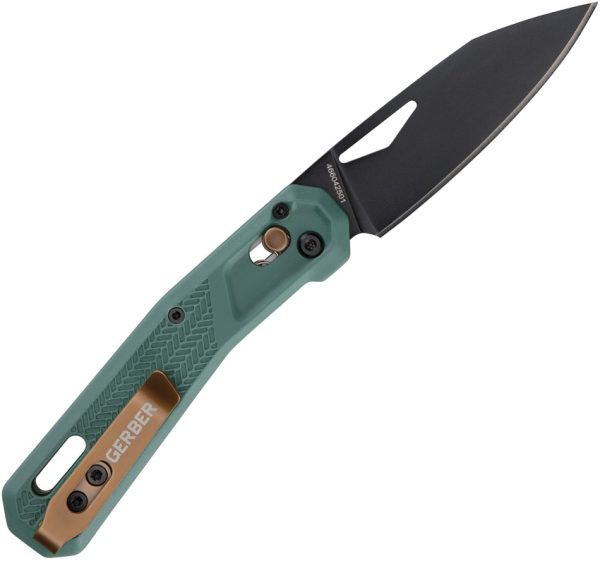 Gerber Vista Pivot Lock Folding Knife 3.25" Black Blade