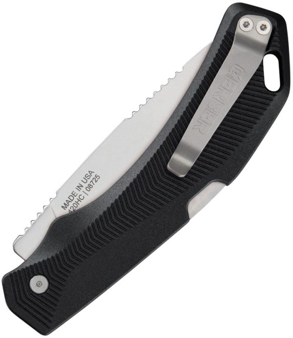 Gerber Forefront Lockback 3.25" 420HC Black Folding Knife