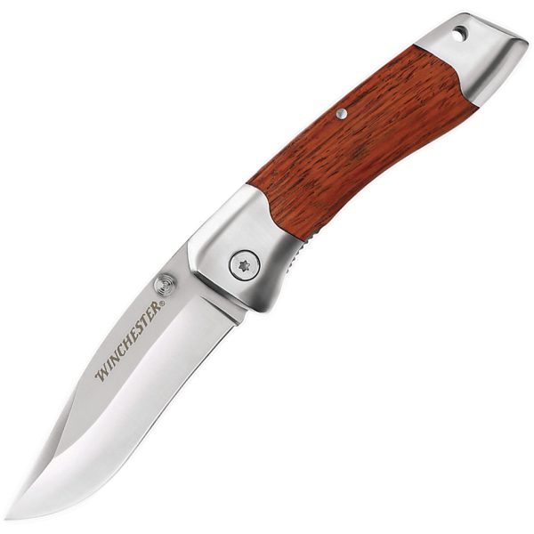 G31000306_add_02 Winchester Linerlock Folding Knife 2.75" Satin Stainless Blade Wood Handle