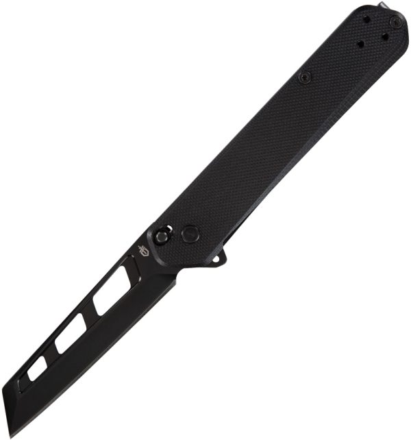 G4130 Gerber Spire Linerlock Folding Knife Black G10 3" D2