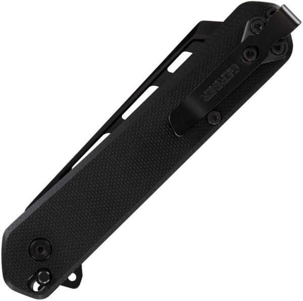 G4130_add_01 Gerber Spire Linerlock Folding Knife Black G10 3" D2