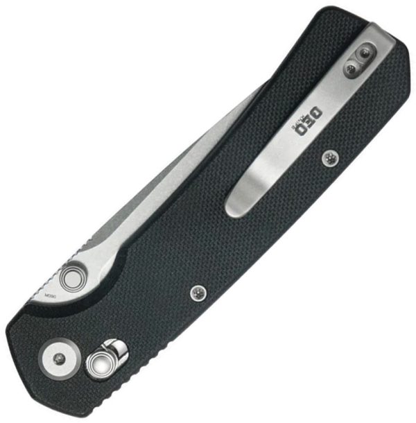 GEO Knife Blaze Crossbar Lock Folding Knife 3.3" M390 Black