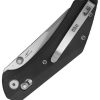 GEO Knife DIVID Crossbar Lock Folding Knife Black G10 3.3"