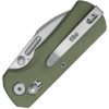 GEO Knife Belluf Crossbar Lock Folding Knife 2.38" Bohler M390 Green G10