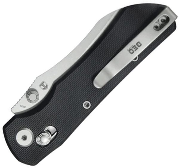 GEO Knife Komodo Crossbar Lock Folding Knife Black G10 3.13"