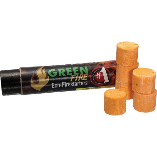 Green Fire Fire Starter 6-Pack with 8 Minute Burn Time