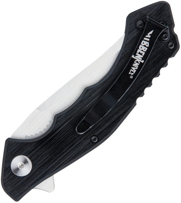Hibben Whirlwind Linerlock Folding Knife 3.25" Blue G10