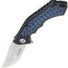 Hibben Whirlwind Linerlock Folding Knife 3.25" Blue G10