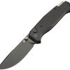 Glow Rhino McGuire Button Lock Folding Knife S35VN Black 3.5"