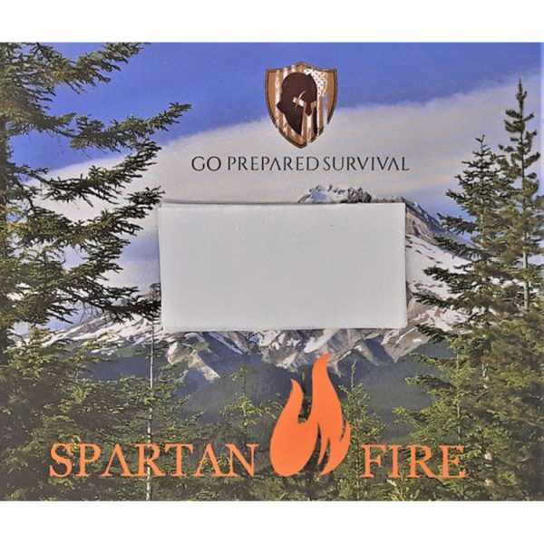 Go Prepared Survival Spartan Fire Multi-Use Tinder, 6 Pack