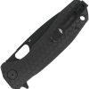 Honey Badger Knives Large Linerlock Folding Knife 3.63" D2 Black