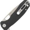HB1511_add_01 Honey Badger Medium Linerlock Folding Knife 3.13" 14C28N Black
