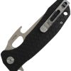 HB1681_add_01 Honey Badger Large Opener Linerlock Folding Knife Black 3.63"