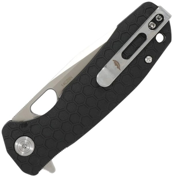 Honey Badger Knives Medium Linerlock Tanto Folding Knife Black