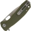 Honey Badger Medium Linerlock Tanto Folding Knife Green