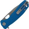 Honey Badger Medium Linerlock Tanto Folding Knife Blue 3.13"