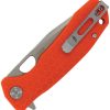 Honey Badger Medium Linerlock Tanto Folding Knife Orange