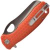 HB1746_add_01 Honey Badger Large Rescue Linerlock Orange 3.63" Folding Knife