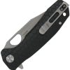 HB4087_add_01 Honey Badger Medium Linerlock Folding Knife Black 3.13" 14C28N
