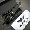 Heibel Knives Blackhawk Linerlock Folding Knife 3.5" D2 Black
