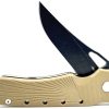 HBKBLKBT_add_05 Heibel Knives Blackhawk Linerlock Folding Knife Tan G10 3.5" D2