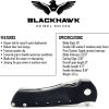 HBKBLKRB_add_03 Heibel Knives Blackhawk Linerlock Folding Knife 3.5" D2 Black G10