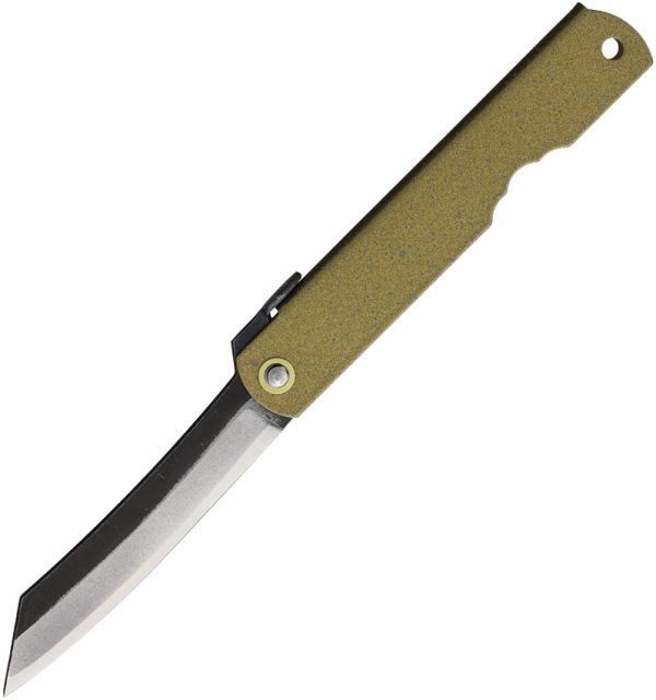 Higonokami No 1 Folding Knife SK5 Carbon Steel Bronze 3"
