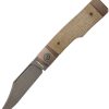 Jack Wolf Knives Gunslingerjack 3.25" S90V Green Linen Folding Knife