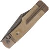 Jack Wolf Knives Gunslingerjack 3.25" S90V Green Linen Folding Knife