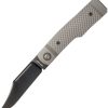 Jack Wolf Knives Gunslinger Folding Knife 3.25" S90V Gray Titanium