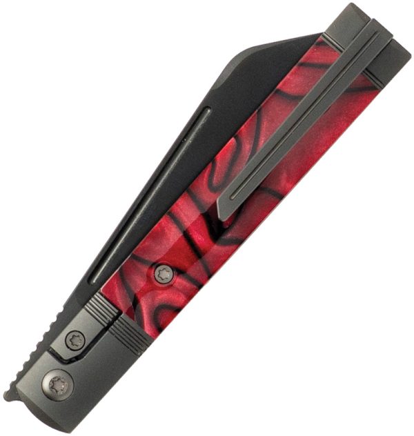 Jack Wolf Knives Feelbetter Bolster Lock Folding Knife S90V Black DLC