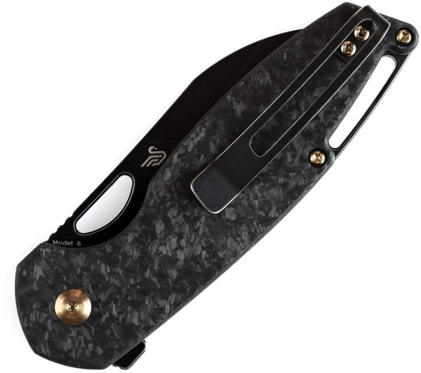 Kansept Model 6 Framelock Folding Knife 3.25" CPM-20CV Carbon Fiber