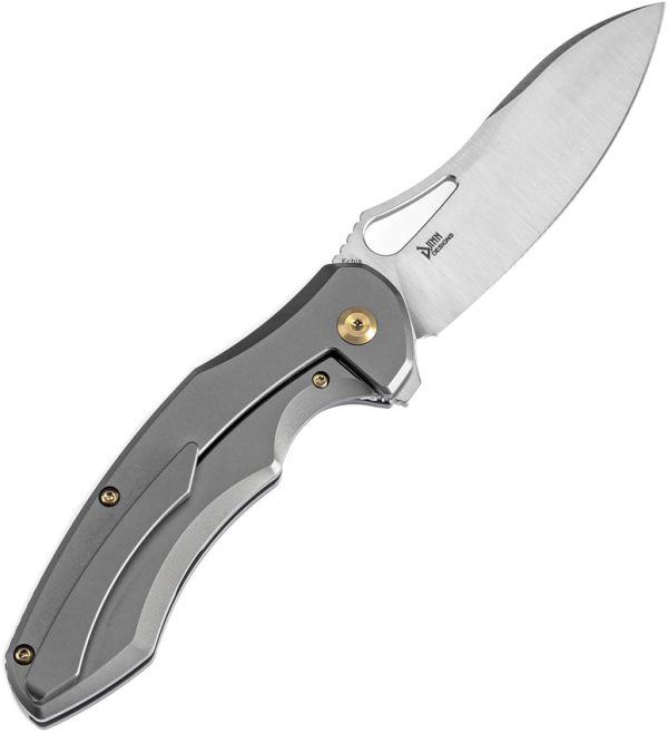 Kansept Knives Echis Framelock 3.5" CPM S35VN Black Stonewash Folding Knife