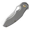Kansept Knives Echis Framelock 3.5" CPM S35VN Black Stonewash Folding Knife